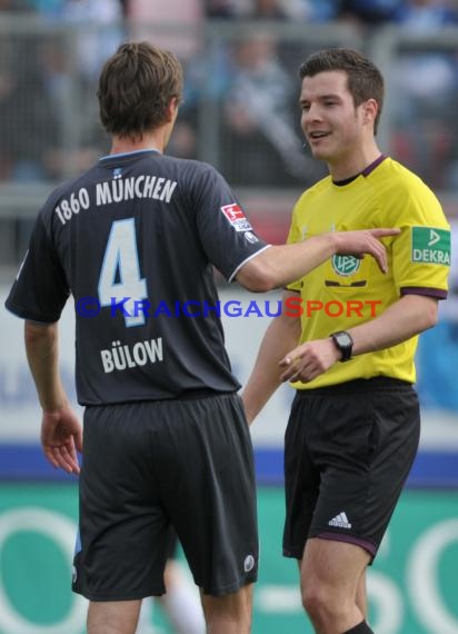 2. Bundesliga SV Sandhausen - TSV 1860 München Hardtwaldstadion Sandhausen 01.03.2014 (© Kraichgausport / Loerz)